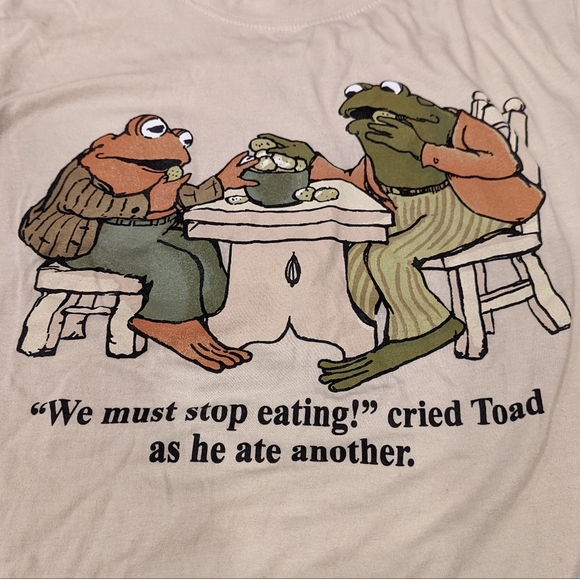 Frog and Toad Graphic T-Shirt - Cream - Picture 4 of 5